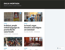 Tablet Screenshot of daliamortada.com